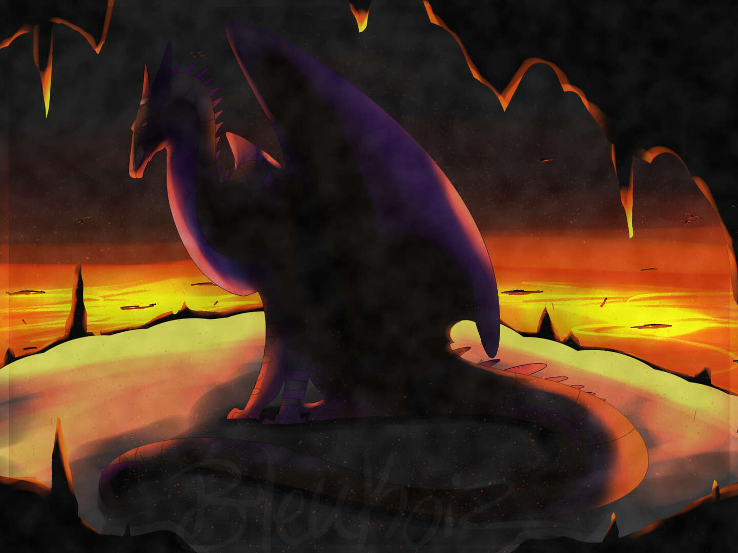 Fullbody, fully shaded